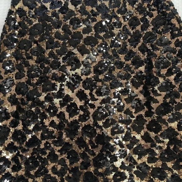 Cache Sequin Encrusted Pencil Lined Skirt New Day Event - Picture 4 of 9